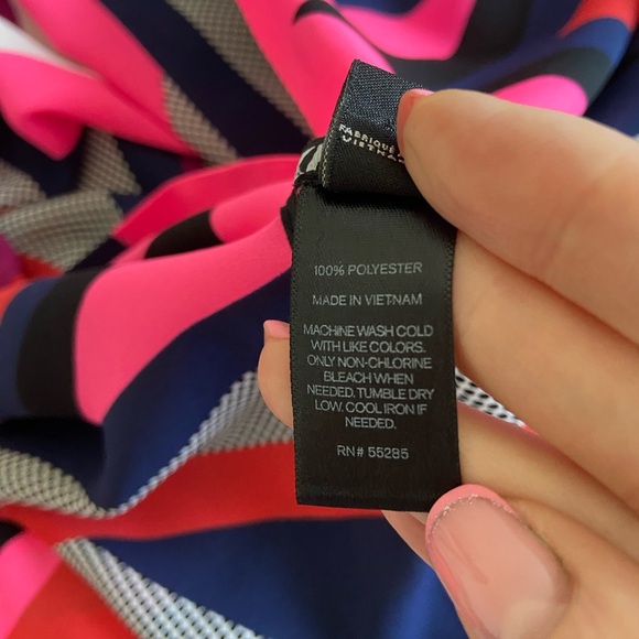 Asymmetrical halter low back Dress colour block high low hem - Picture 12 of 16